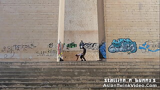 Gay Graffiti Twinks Fucking Under A catch Bridge - AsianTwinkVideo.Com